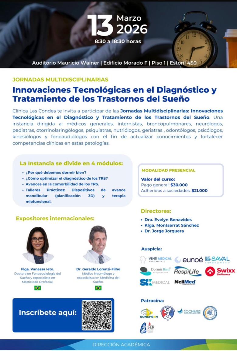 Jornadas Multidisciplinarias CLC 2026, Clínica Las Condes